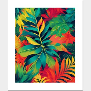 Tropical Leaves Posters and Art